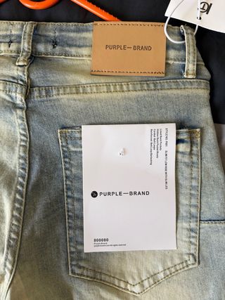 Vaqueros Purple Brand Azules Lavados