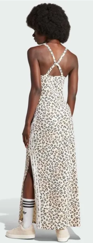 S Vestido Adidas Originals Leopardo Beige