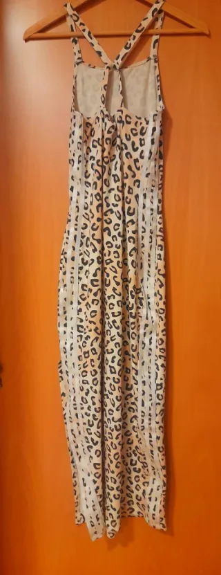 S Vestido Adidas Originals Leopardo Beige