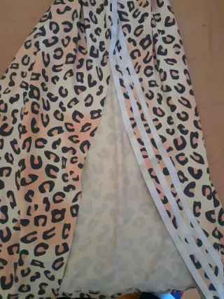 S Vestido Adidas Originals Leopardo Beige