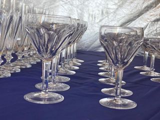 52 Bicchieri Cristallo Piombo Vintage Anni '70