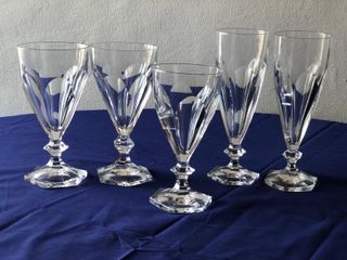 52 Bicchieri Cristallo Piombo Vintage Anni '70
