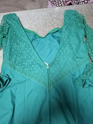 Vestido de flamenca verde nuevo