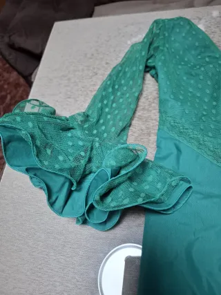 Vestido de flamenca verde nuevo