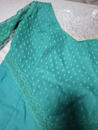 Vestido de flamenca verde nuevo