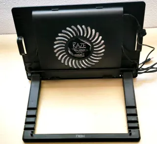 Soporte portátil con ventilador