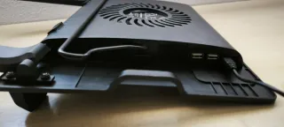 Soporte portátil con ventilador
