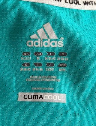 Camiseta Adidas ClimaCool Turquesa Talla M