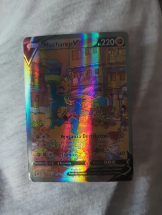 Carta Pokémon Machamp V 220 PS
