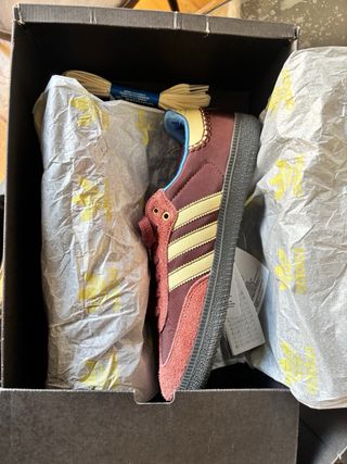 Adidas Samba x Wales Bonner Beige/Rojo
