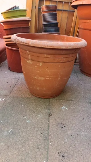 Confezione da 50 vasi/fioriere in plastica