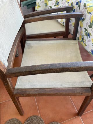 Mesa y sillas terraza