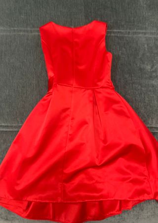 Vestido Fiesta Rojo Adolfo Dominguez