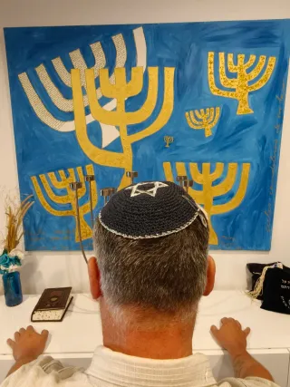 Kipá o Yarmulke tejido