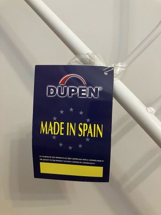 Cabecero de cama de metal blanco