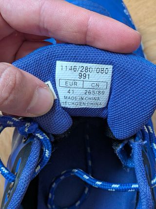 Zapatillas trail Hi-Tec Oysho azul
