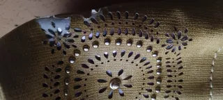 Bolso grande amarillo verano con flecos