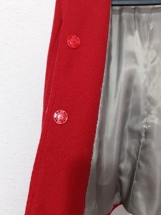 Chaqueta Tweed Rojo y Plata