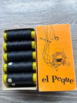 10 Bobinas Hilo Negro 135m