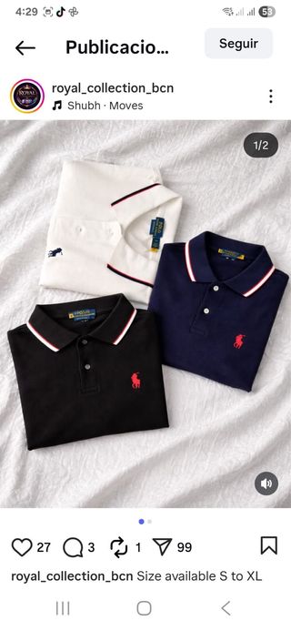 Camisetas Lacoste Hombre Pack 3