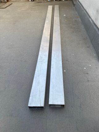 Tubo Aluminio Rectangular 100x45x3mm*2500 de largo