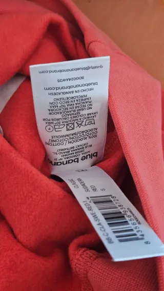 Sudadera Blue Banana Roja con Parche X