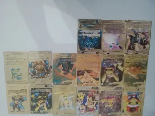 Tarjetas Pokémon Metálicas Coleccionables