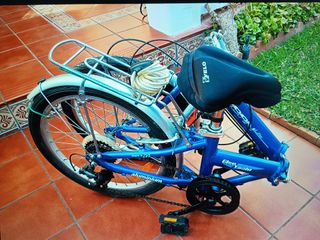 2 Bicicletas Plegables con Fundas y Candados