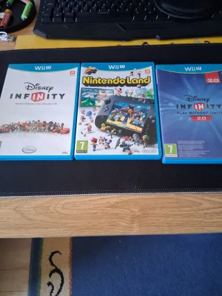 Lote 3 Juegos Wii U: Disney Infinity x2, Nintendo