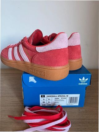 Adidas Handball Spezial W Rojo/Rosa Talla 36