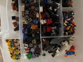 Consegna di pezzi e personaggi Lego