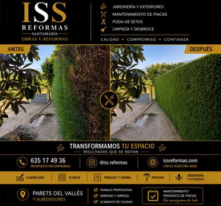 Jardinería, desbroces y mantenimiento