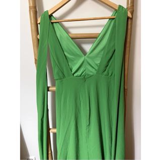 Vestido largo Lady Pipa verde