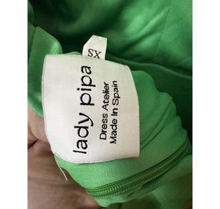 Vestido largo Lady Pipa verde