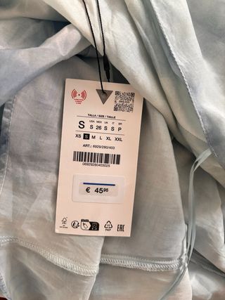 Vestido largo Zara Talla S