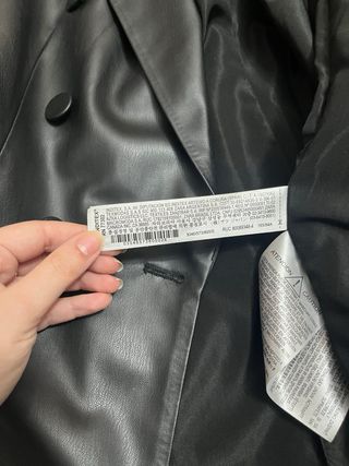 Blazer Zara nero doppio petto