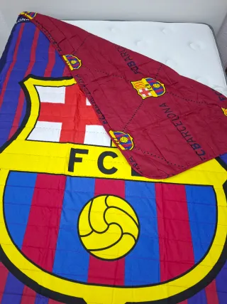 Colcha Bouti FC Barcelona Poliéster