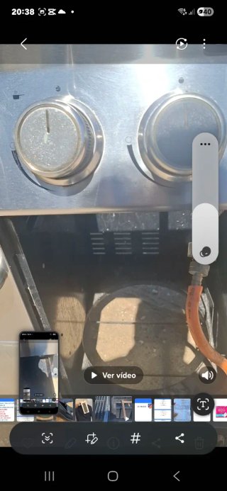 Barbacoa Gas Butano Acero Inoxidable
