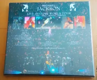 VINILO MICHAEL JACKSON BOX HISTORY LIVE WORLD TOUR