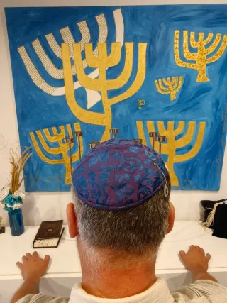 Kipá / Yarmulke bordada