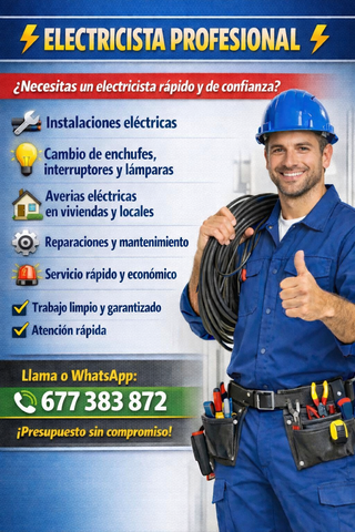 Eléctricistas Económicos 677 383 872