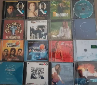 Lote 12 CDs, Raphael 30 Aniversario y 4 CDs más po
