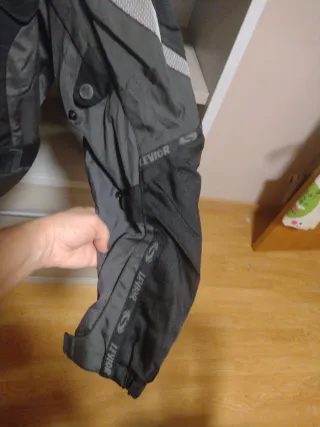 Chaqueta de motorista negra LEVIOR XL