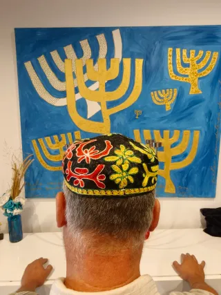 Kipá/Yarmulke bordado