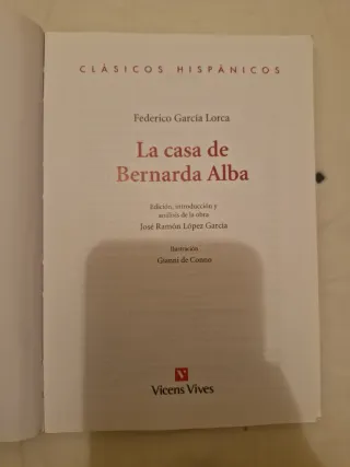 La Casa De Bernarda Alba (Clasicos Hispanicos /...