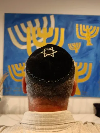 Kipá / Yarmulke con Estrella de David