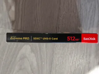 Tarjeta SanDisk Extreme PRO SDXC 512GB V90