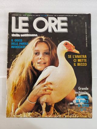 5 riviste anni '70 Le Ore della Settimana