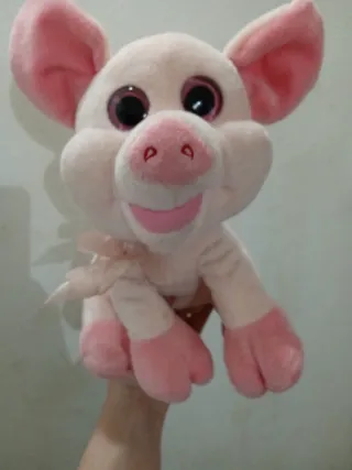 2 Peluches Cerdito Rosa