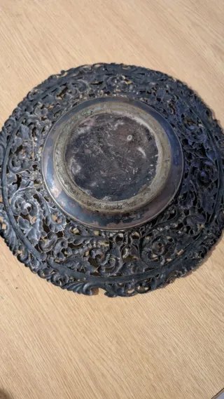 Centro de mesa decorativo metal